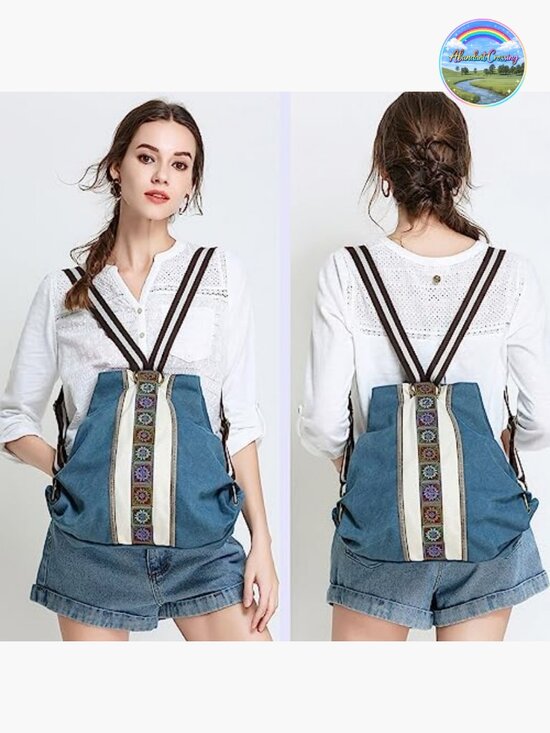 Vintage Heavy-duty Anti-theft Canvas Backpack Daypack Casual Shoulder Bag main image 6